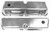 RACING POWER CO-PACKAGED SB Ford Aluminum Valve Covers Plain With Hole RPCR6171