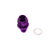 COLOR FITTINGS HONDA K-SERIES PCV ADAPTER - 10AN  - PURPLE COFASP-10-000-003-XX