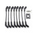 8.5mm Black Wire Set 135 Degree Boots TSP81028