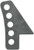 ALLSTAR PERFORMANCE Trailing Arm Bracket 3/4 Holes ALL60048