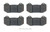 WILWOOD Brake Pad Set BP-40 6712 Forged DynaPro WIL150-40-6712K