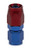 FRAGOLA Hose Fitting #6 Straight Black FRG100106