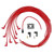 8mm 90 Degree End Red UNIVERSAL ACL4041R