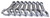 EAGLE SBF 5140 Forged I-Beam Rods 5.090in EAGSIR5090FP