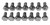 TRANS-DAPT Trans Pan Hex Chrm Bolts TRA9692