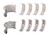 MAHLE ORIGINAL/CLEVITE Main Bearing Set SBC F-Series M77MS909F1