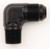 XRP-XTREME RACING PROD. Elbow 90 X #6 Flare X 3/8 NPT Black XRP982266BB