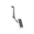 LOKAR 55-57 Chevy Billet Gas Pedal Ass. w/ Rubber LOKBAG-6074