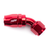 COLOR FITTINGS -10 AN 45 DEGREE FEMALE ALUMINUM HOSE END FITTING  - RED COFFHE-10-045-000-RD