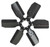 DERALE 18in Fan Clutch Fan DER17118