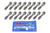 EAGLE 7/16 x 1.750 ARP L19 Rod Bolt Set (16) EAG14020