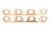 SCE GASKETS BBF Copper Exhaust Gskts 90-93 EFI SCE4235