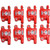 Granatelli 05-17 GM LS LS1/LS2/LS3/LS4/LS5/LS6/LS7/LS9/LSA Malevolent Coil Packs - Red (Set of 8) - 28-0513-CPRM
