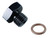 FRAGOLA #8 Port Plug 3/4-16 Black FRG481408-BL
