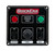 QUICKCAR RACING PRODUCTS IGNITION PANEL BLACK W/ 1 ACC. & LIGHTS