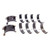 KING BEARINGS MAIN BEARING SET SMALL BLOCK KEBMB557XP