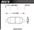 HAWK BRAKE Performance Street Brake Pads (4) HAWHB370F559