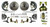 RIGHT STUFF DETAILING 64-72 GM A Body Booster Power Disc Brake Kit RSDAFXDC01C