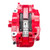 Alcon 2007+ Jeep JK-JL 330x22mm Rotors 4-Piston Calipers Rear Brake Kit (Includes Brake Lines) - Red - BKR5059D12