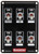 QUICKCAR RACING PRODUCTS IGNITION PANEL EXTREME 6 SWITCH SINGLE IGNITION
