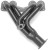 HEDMAN Toyota 22RE Truck Header HED39490