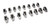 COMP CAMS BBF H/E Alum. R/A's - 1.73 Ratio 7/16 Stud COM17045-16