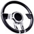 WaterFall Steering Wheel Black FLAFR20150
