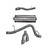 CORSA PERFORMANCE Exhaust Cat-Back - 3.0in Cat-Back  Single Side COR14749