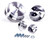 MARCH PERFORMANCE SBC V-BELT PULLEY SET 3PC. MPP6170