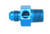 AEROQUIP #6 to 1/4in NPT Str Adpt w/ 1/8in NPT Port AERFCM2276