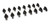 COMP CAMS BBF Rocker Arm Set - 1.7 Ratio 7/16 Stud COM1630-16