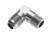 REDHORSE PERFORMANCE 10AN 90Deg Male Adapter to 1/2in NPT Male Clear RHP822-10-08-5