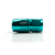 COLOR FITTINGS -08 AN STRAIGHT FEMALE ALUMINUM HOSE END (PTFE)  - TEAL COFFPE-08-000-000-TL