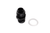 COLOR FITTINGS 10AN TO M12X1.00MM  - BLACK COFF2M-10-012-010-BL