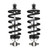ALDAN AMERICAN Coil Over Shock Kit - Front GM A-Body 64-67 ALDABFMS