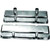 RACING POWER CO-PACKAGED Polished Alum SB Chevy Circle Track Valve Cover RPCR6140