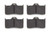 WILWOOD Brake Pad 7112-20 DL .49 Thick Axle Set WIL150-20-7112K