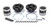 WARN Hubs 05- Ford Super Duty Black WAR95060