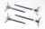 MR. GASKET Chrome Y Wing Bolts MRG9824