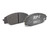 EBC BRAKES USA INC Brake Pads RP1 Race Front S2000 EBCDP81254RP1