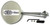 Vintique Inc. Vintique Inc. Straight Arm Peep Mirror VTQCNX-17741-U