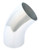 SPECTRE Aluminum Tube 3in OD 45 Degree SPE9449
