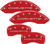 MGP CALIPER COVER 97- Corvette C5/C6 Caliper Covers Red MGP13007SCV5RD