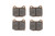 DBA 03-06 EVO / 04-09 STi / 03-07 350Z Track Edition/G35 w/ Brembo XP650 Rear Brake Pads - DB1521XP
