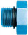AEROQUIP #6 O-Ring Boss Plug  AERFCM3724
