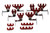 MOROSO BBC Wire Loom Kit - Red MOR72176