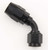 XRP-XTREME RACING PROD. #6 60 Deg Dbl Swivel Hose End Black XRP206006BB