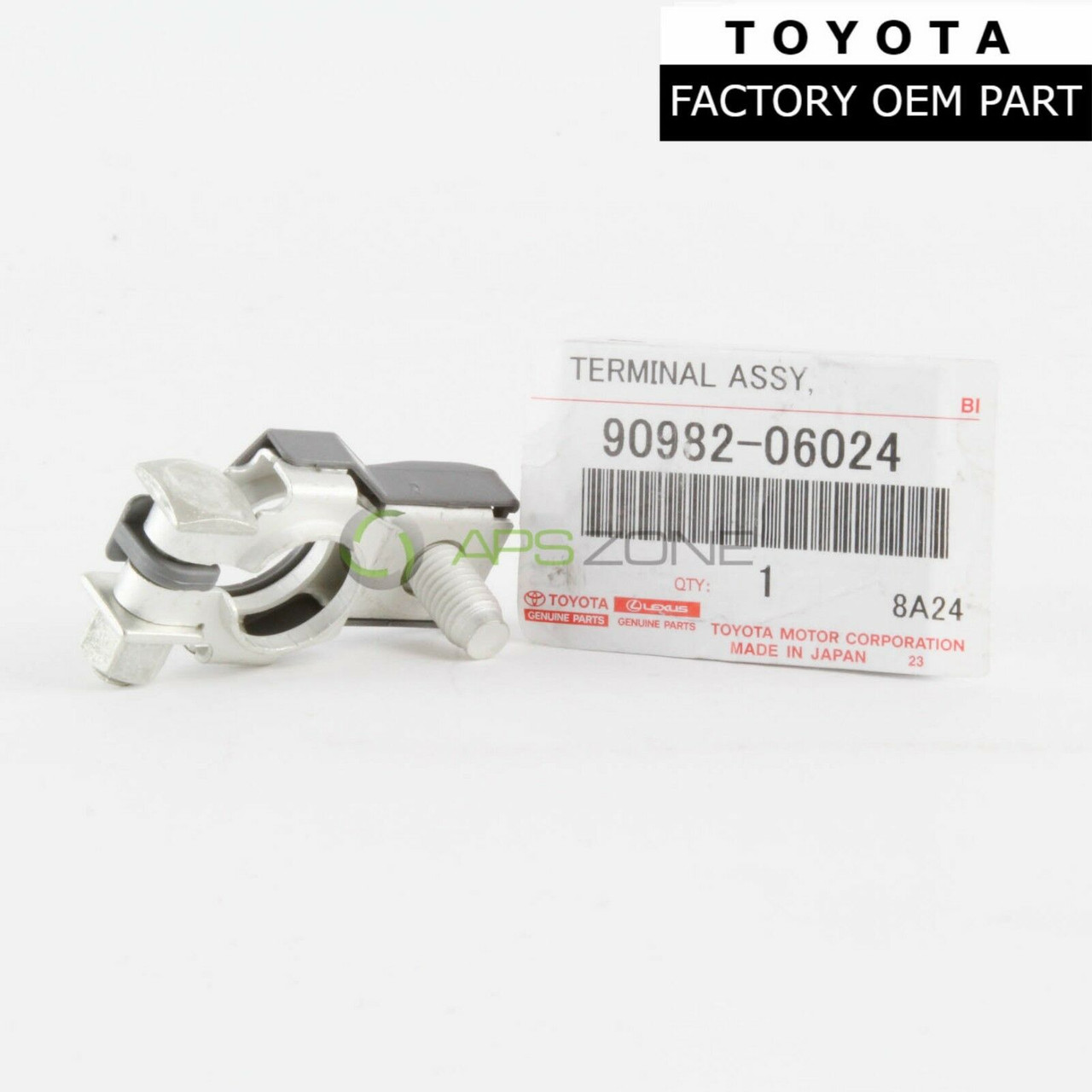 Toyota Tundra Mr2 Spyder Battery Terminal Negative Genuine OEM 90982-06024 | 9098206024