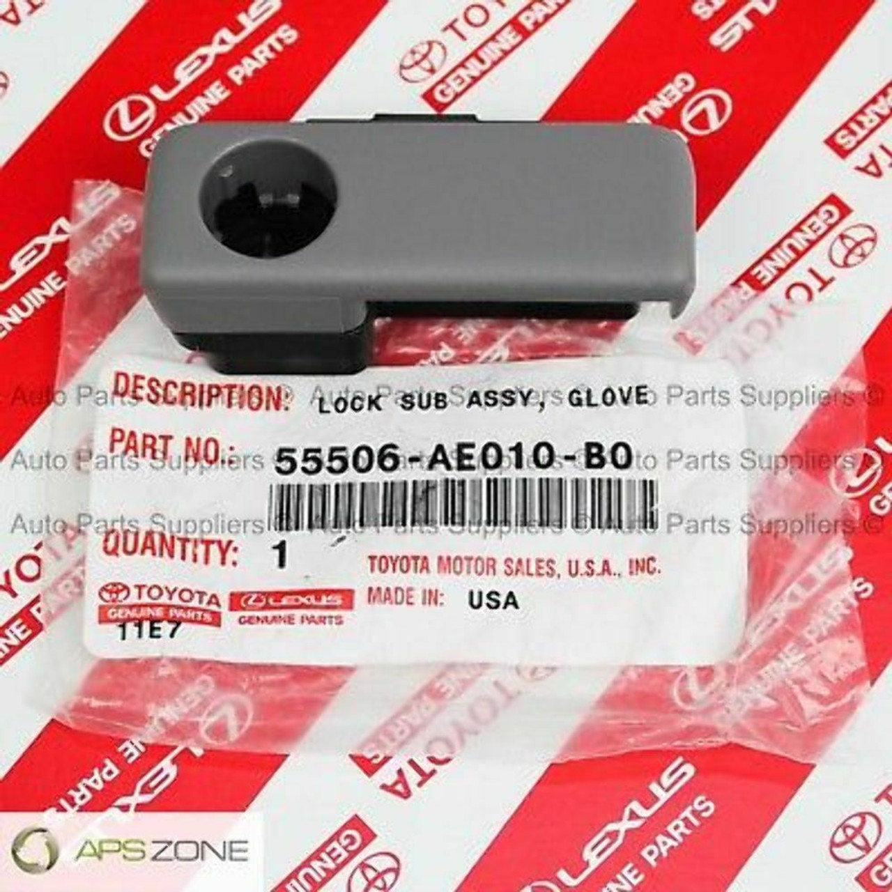 Toyota Sienna 2004-2010 Stone Glove Compartment Door Lock Genuine OEM 55506-AE010-B0 | 55506AE010B0