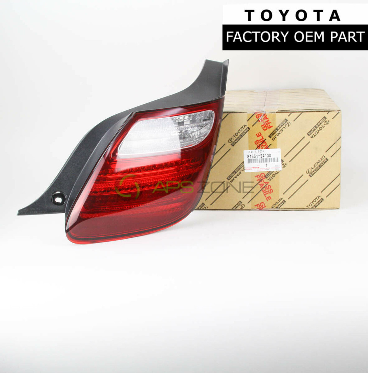 Lexus SC430 2006-2010 Right Side Tail Light Lamp Lens Genuine OEM 81551-24130 | 8155124130